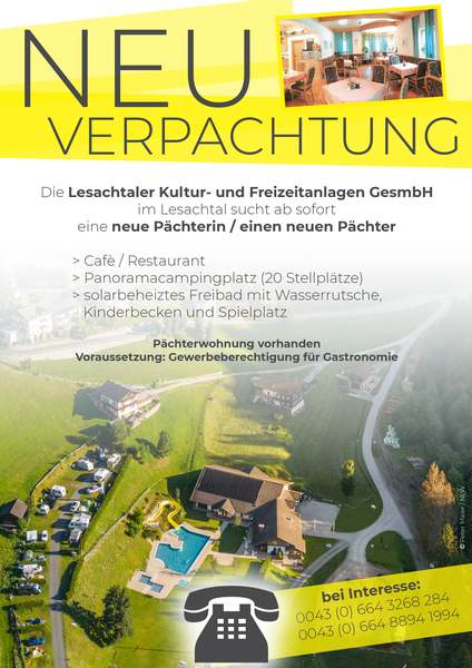 Neuverpachtung der Lesachtaler Kultur- und Freizeitanlage